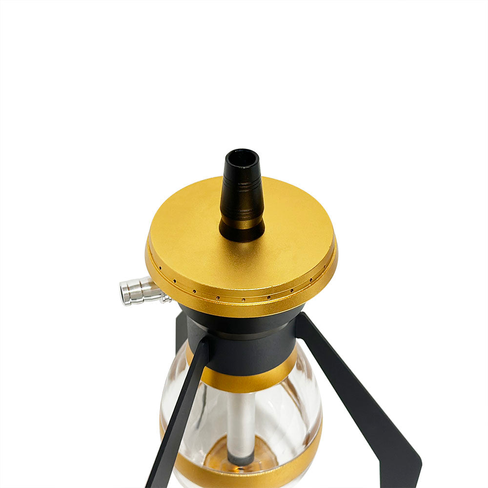 Golden Spider Hookah Set With LED Light