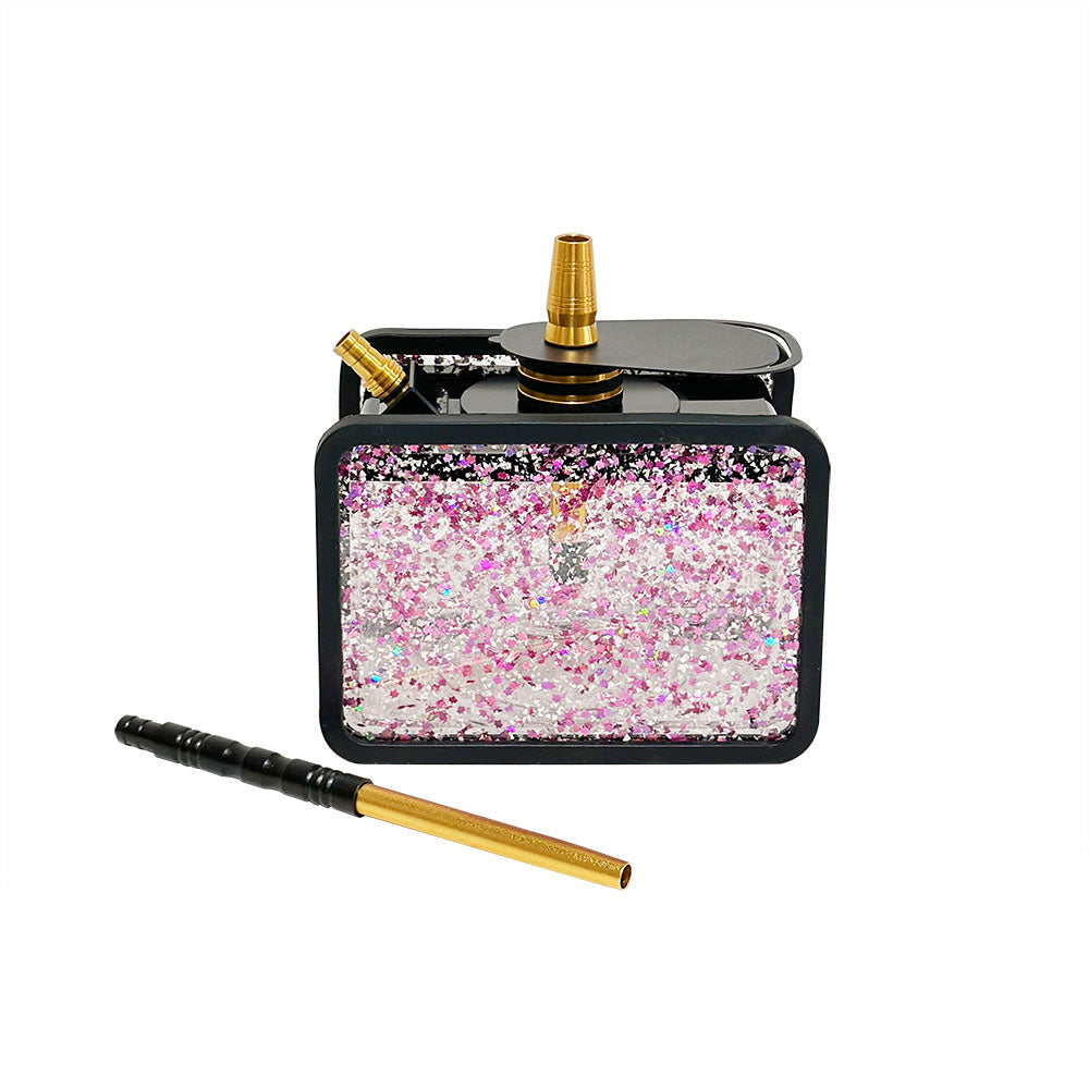 Acrylic Tank Hookah Set With Led Light