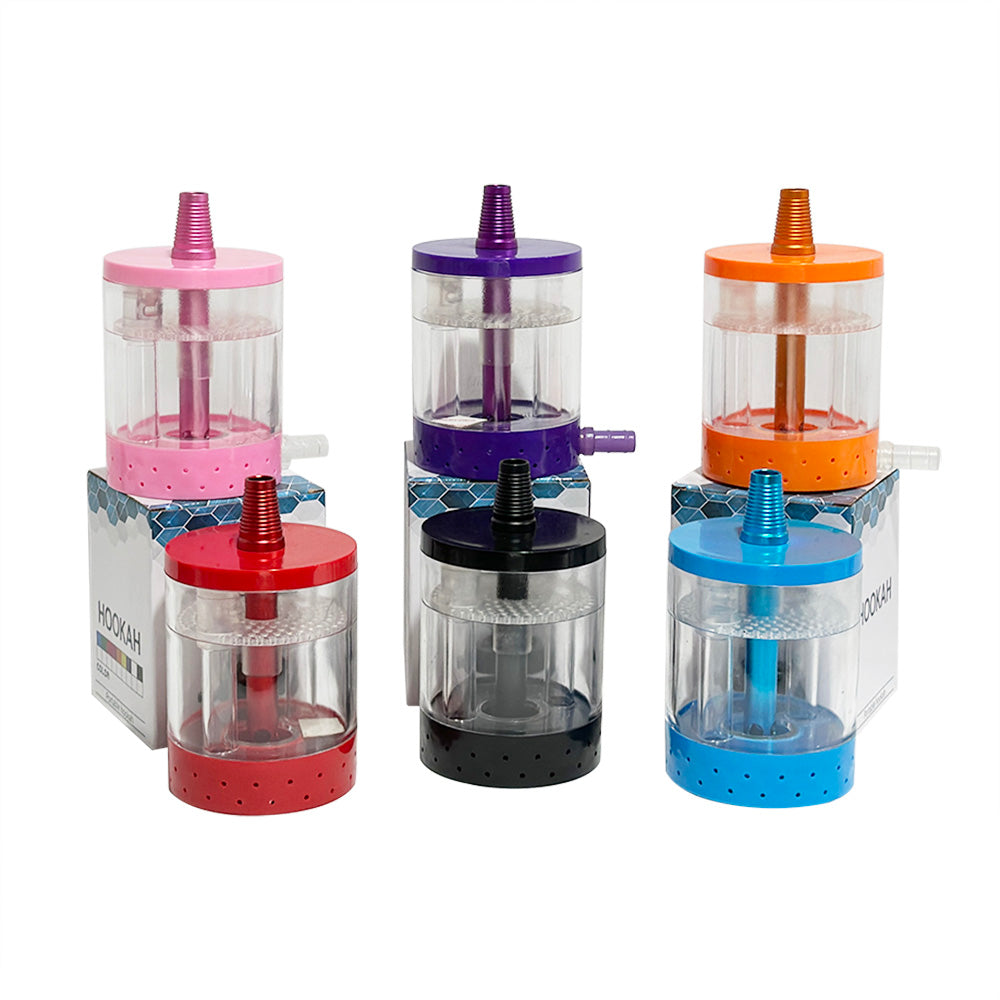Acrylic Hookah Set with Voice Control LED Light