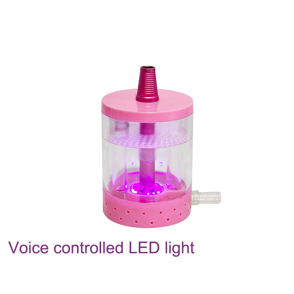 Acrylic Hookah Set with Voice Control LED Light