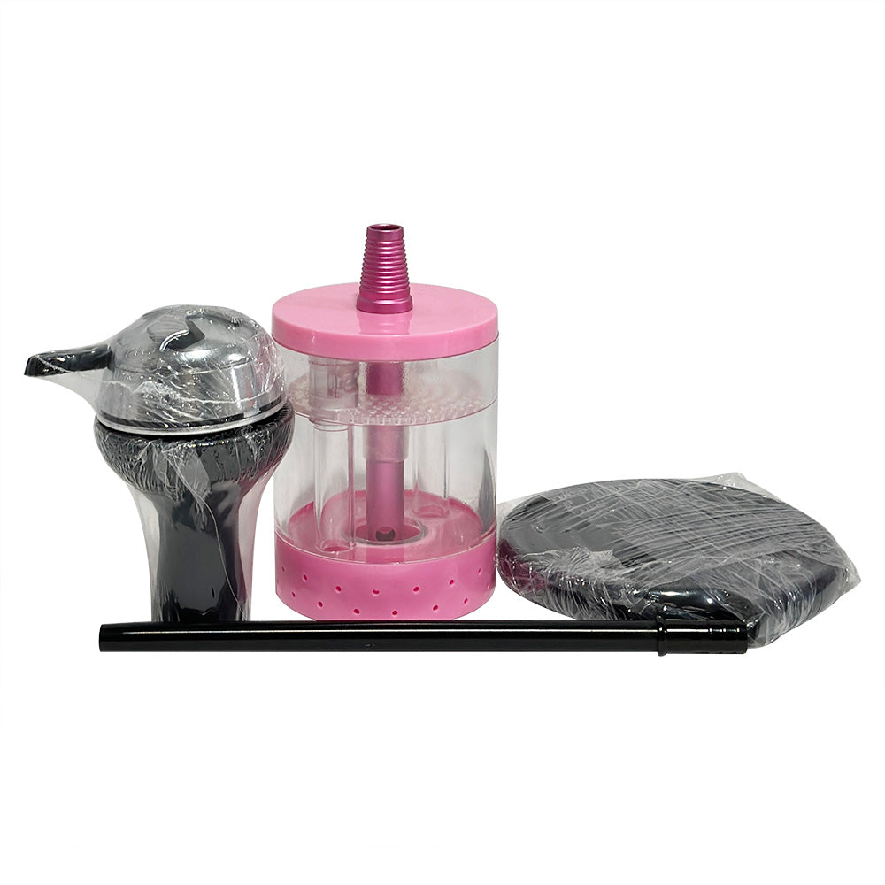 Acrylic Hookah Set with Voice Control LED Light