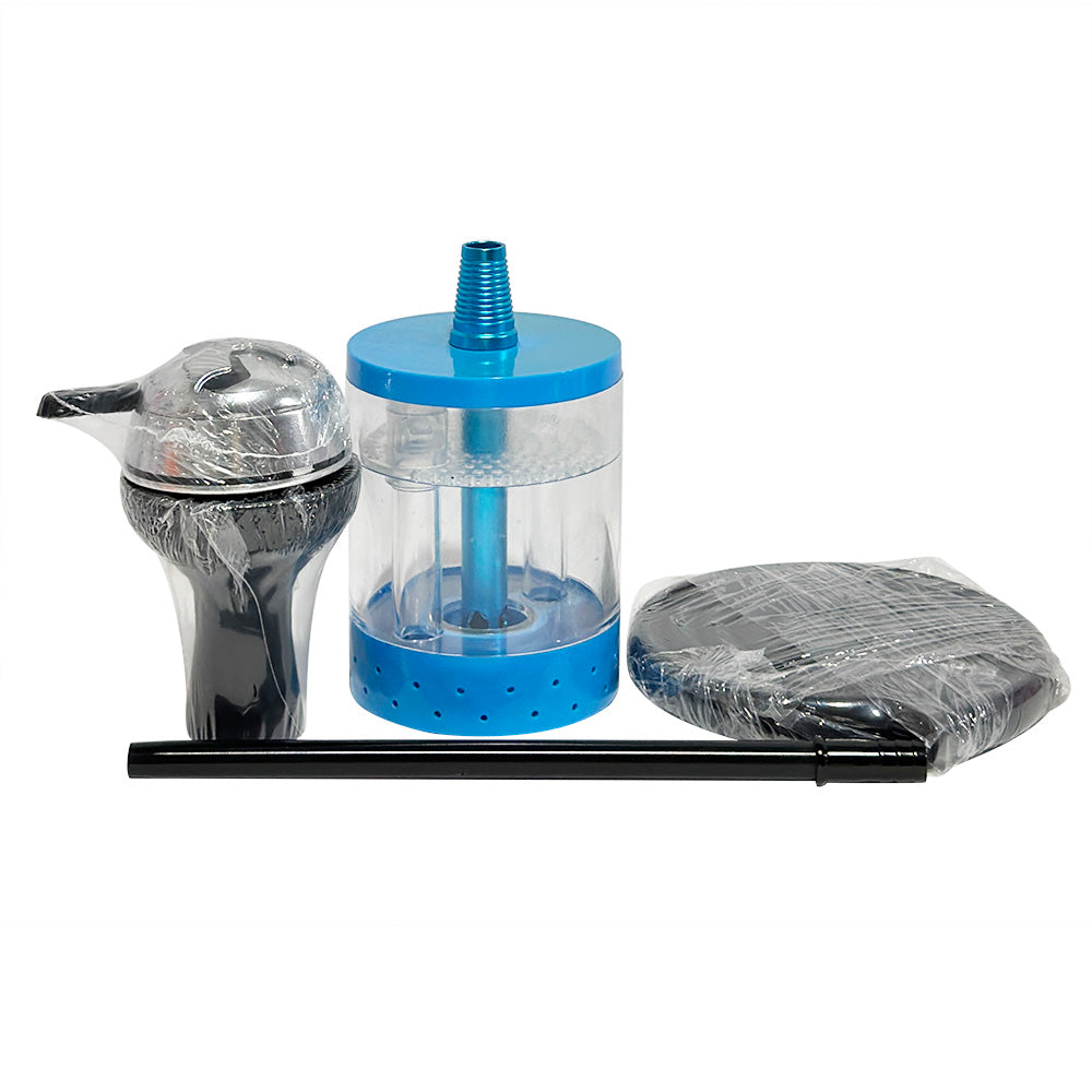 Acrylic Hookah Set with Voice Control LED Light