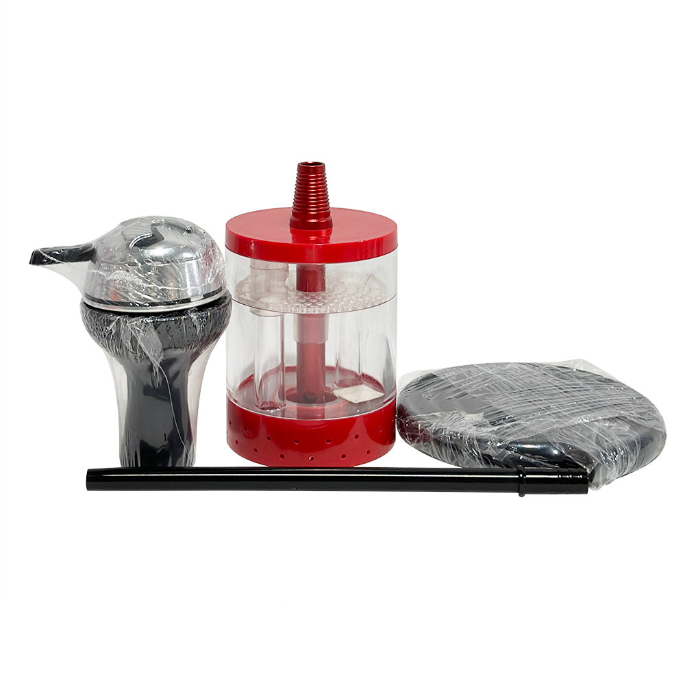 Acrylic Hookah Set with Voice Control LED Light