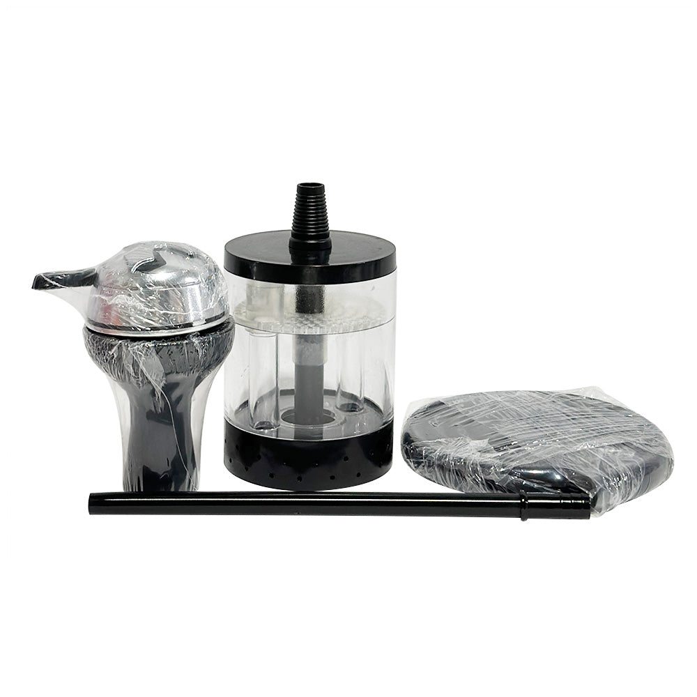 Acrylic Hookah Set with Voice Control LED Light
