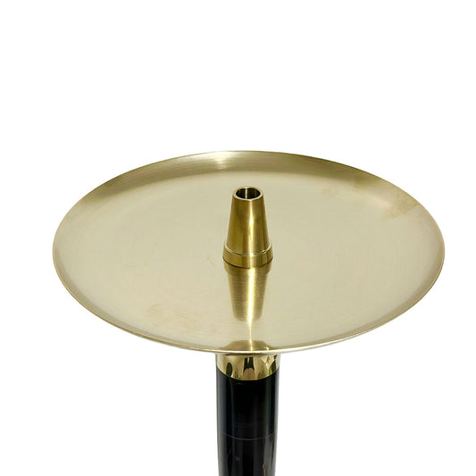 Lauren Black Gold Marble Hookah---LM