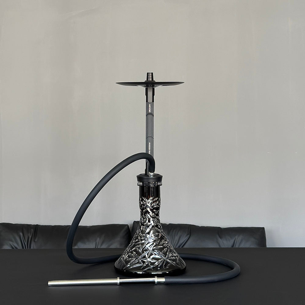 Black Alpha Hookah ORO Shisha Set