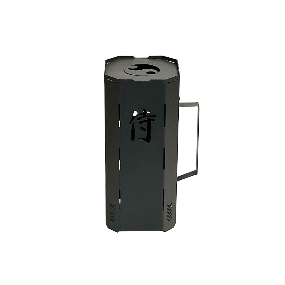 Samurai Design Black Hookah Wind Cover