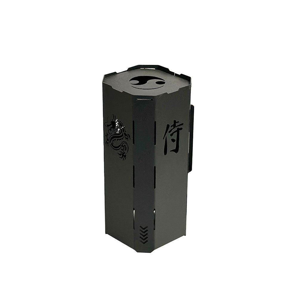 Samurai Design Black Hookah Wind Cover