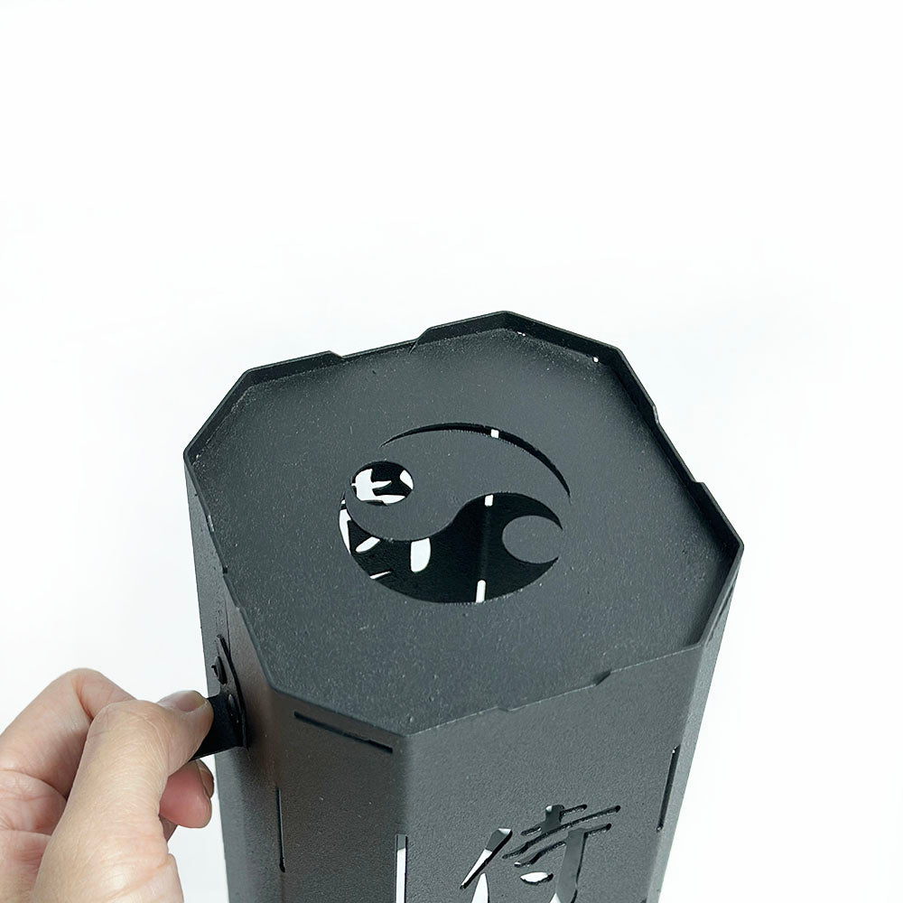 Samurai Design Black Hookah Wind Cover