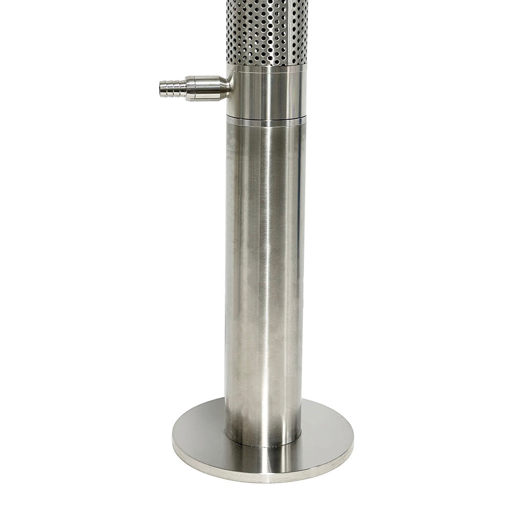 60CM Silver Stainless Steel Shisha Set