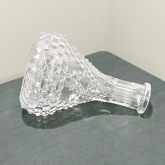 Octagonal Pattern Glass Hookah Bottle--16