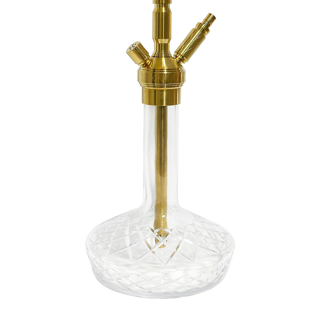 Gold MIG MINIME X Stainless Steel Hookah Set