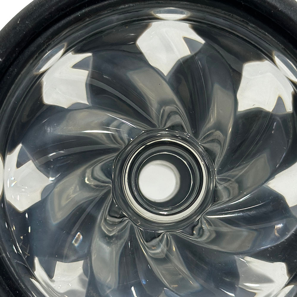 Eight Rotation Glass Silicone Shisha Bowl