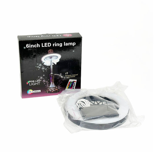 6 Inch Hookah LED Ring Lamp