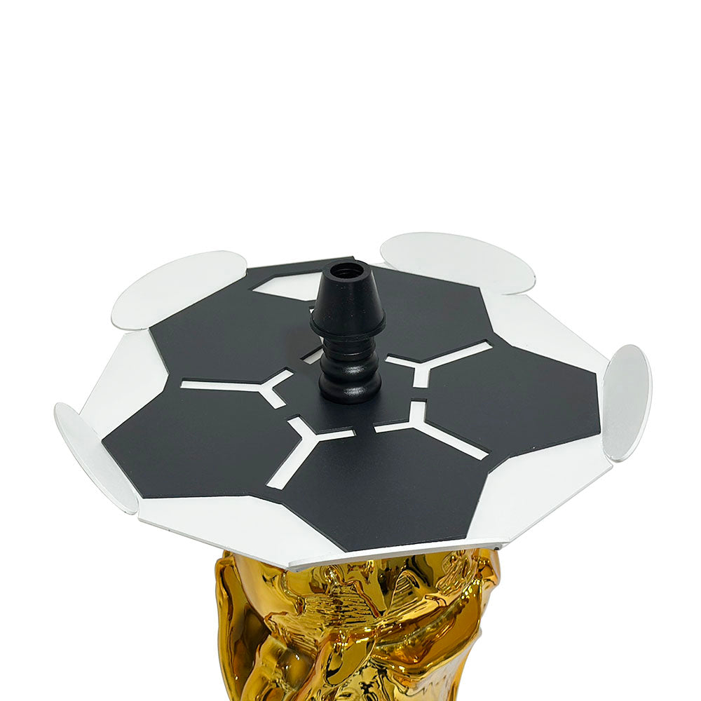 Gold Football World Cup Hookah Set