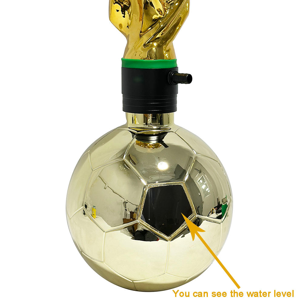 Gold Football World Cup Hookah Set