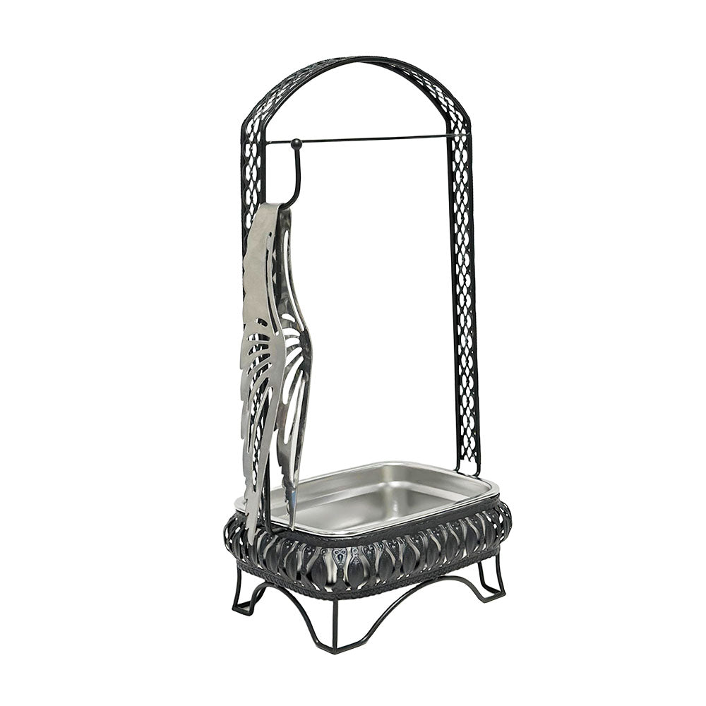 Black Rectangle Hookah Charcoal Basket