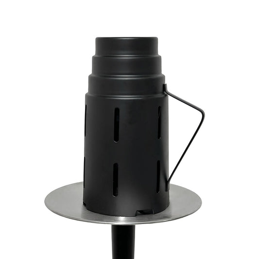 Black Hookah Wind Cover With Handle