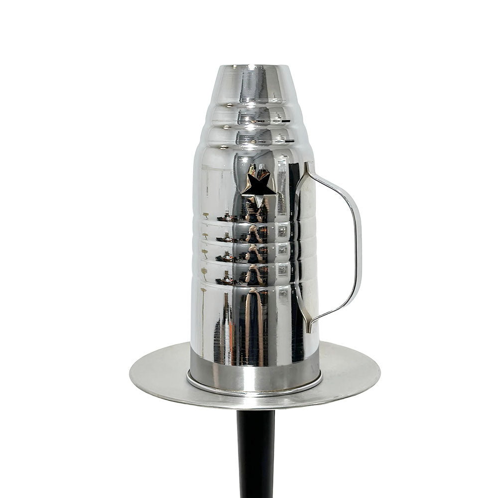 Silver Star Hookah Wind Cover With Handle