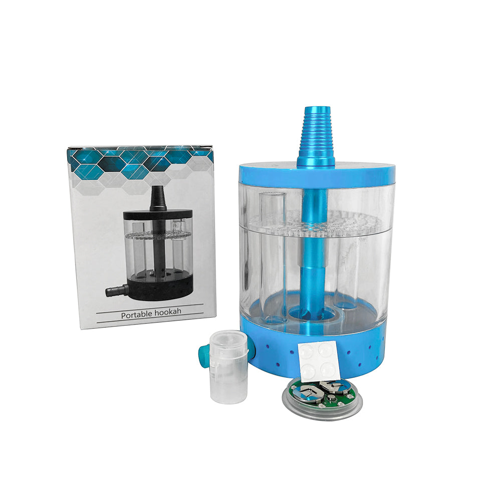 Acrylic Hookah Set with Voice Control LED Light