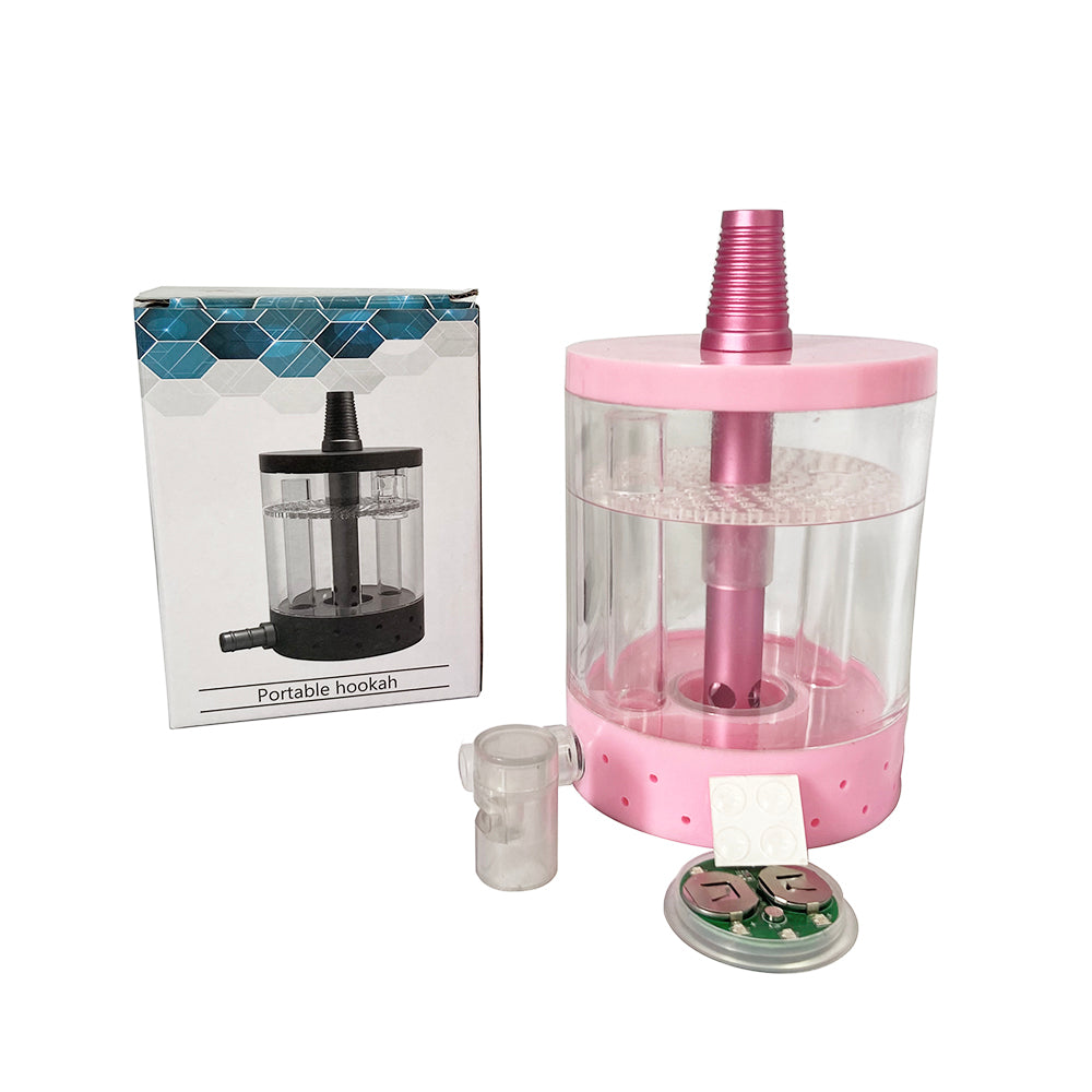 Acrylic Hookah Set with Voice Control LED Light