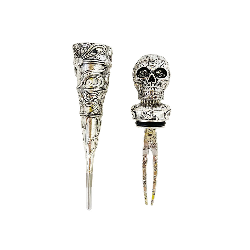 Skull Design Hookah Fork and Puncher