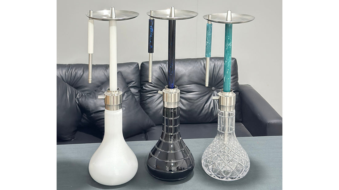 🌬️✨ BGF LUCKA 64CM Hookah – Premium Stainless Steel & Resin Design