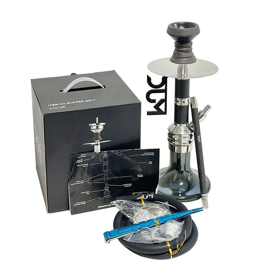Black 36CM DUM EVA D10 Hookah Set