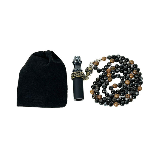 Resin Silicone Hookah Mouthpiece With Bead Lanyard