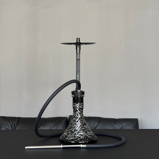 Black Alpha Hookah ORO Shisha Set