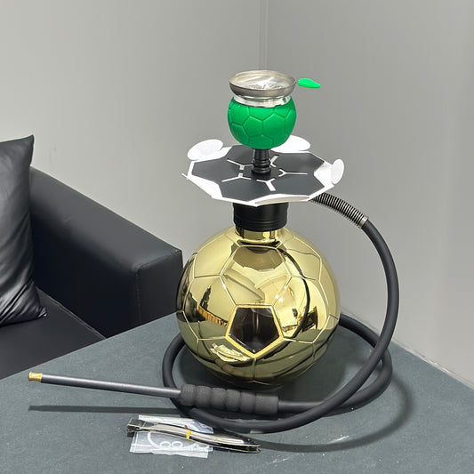 Gold Portable Football Hookah---FB2