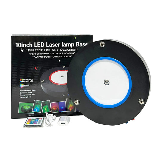 10Inch Hookah LED Laser Lamp Base