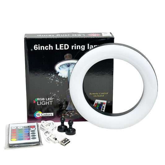 6Inch Magnetic Hookah Led Ring Lamp