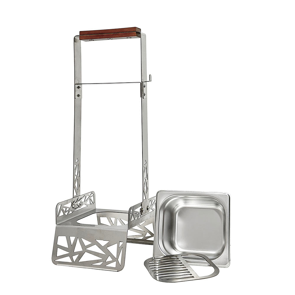 Silver Stainless Steel Hookah Charcoal Basket