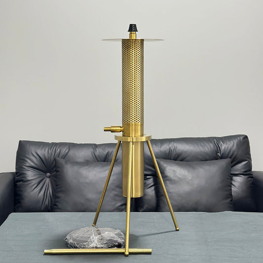 Tripod Design 61CM Gold Stainless Steel Large Shisha Set