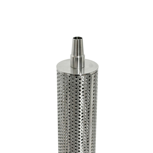 60CM Silver Stainless Steel Shisha Set