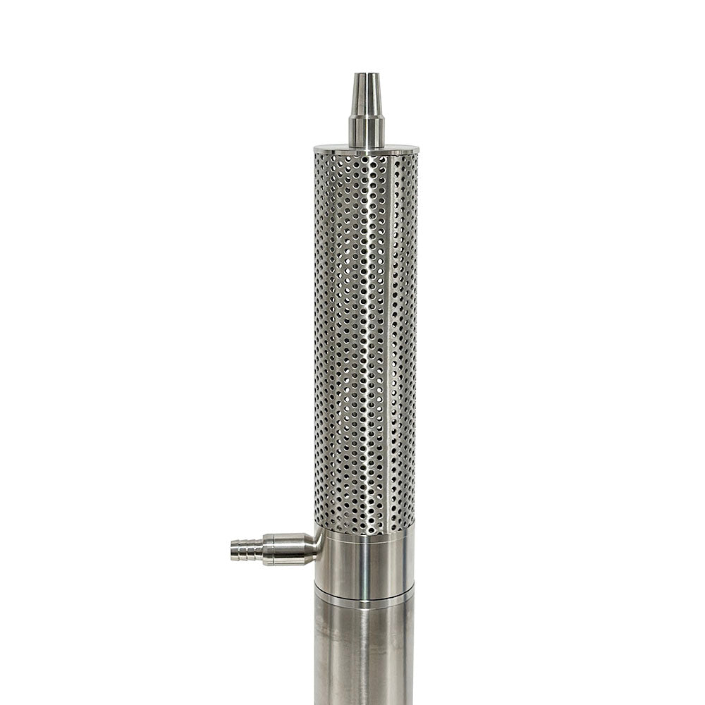 60CM Silver Stainless Steel Shisha Set