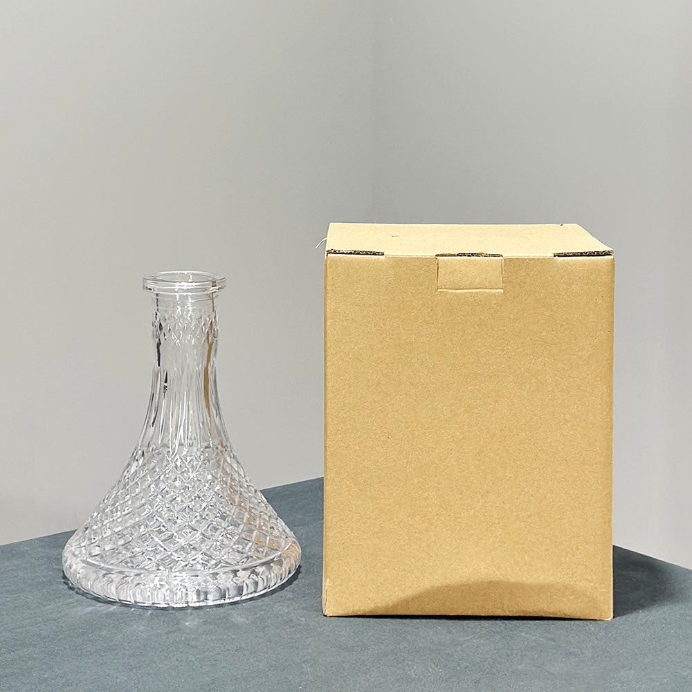 Small Mesh Glass Hookah Bottle--12