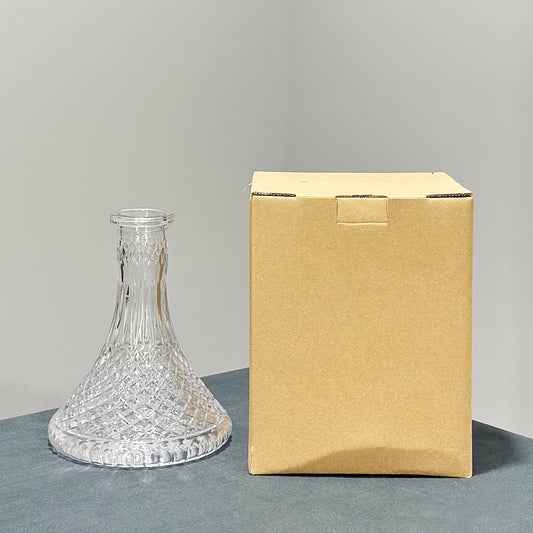 Small Mesh Glass Hookah Bottle--12