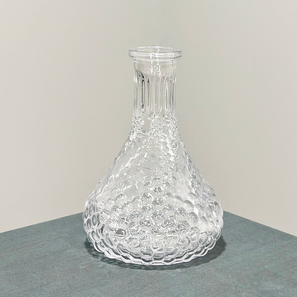 Polygonal Pattern Glass Hookah Bottle--1314