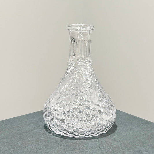 Polygonal Pattern Glass Hookah Bottle--1314