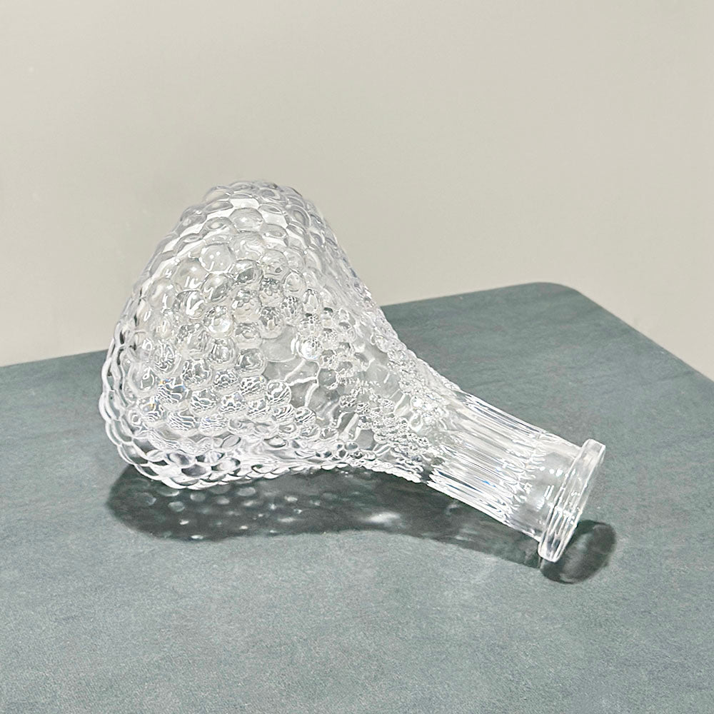 Polygonal Pattern Glass Hookah Bottle--1314