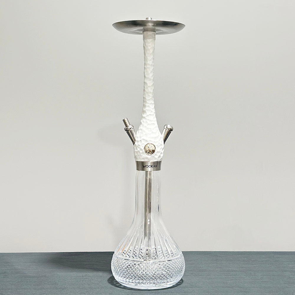 Carved White Wookah---WK