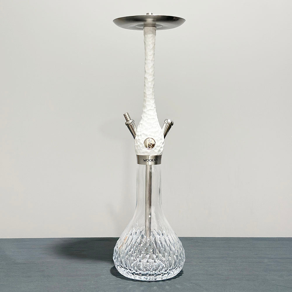 Carved White Wookah---WK