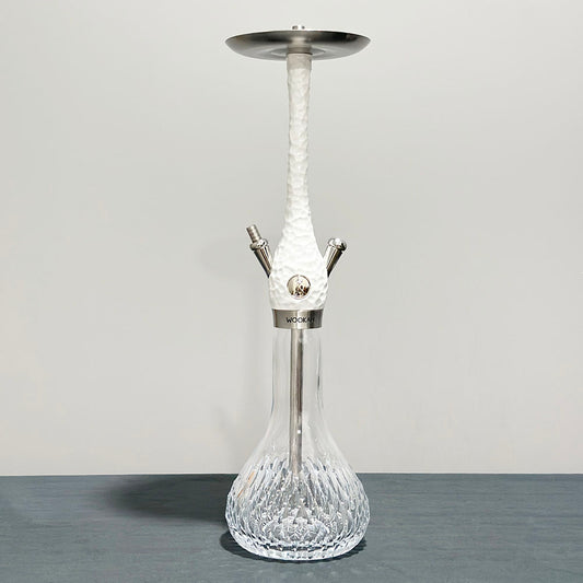 Carved White Wookah---WK