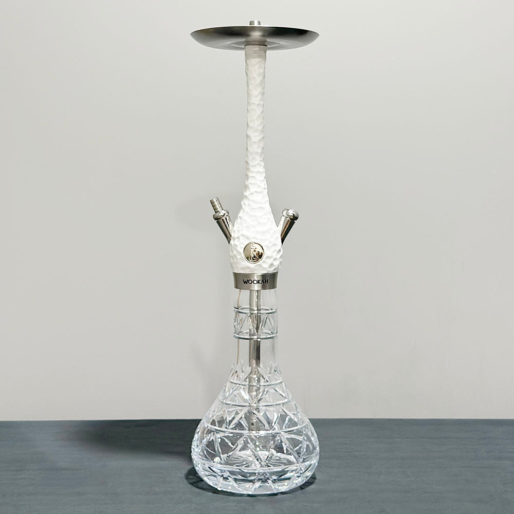 Carved White Wookah---WK
