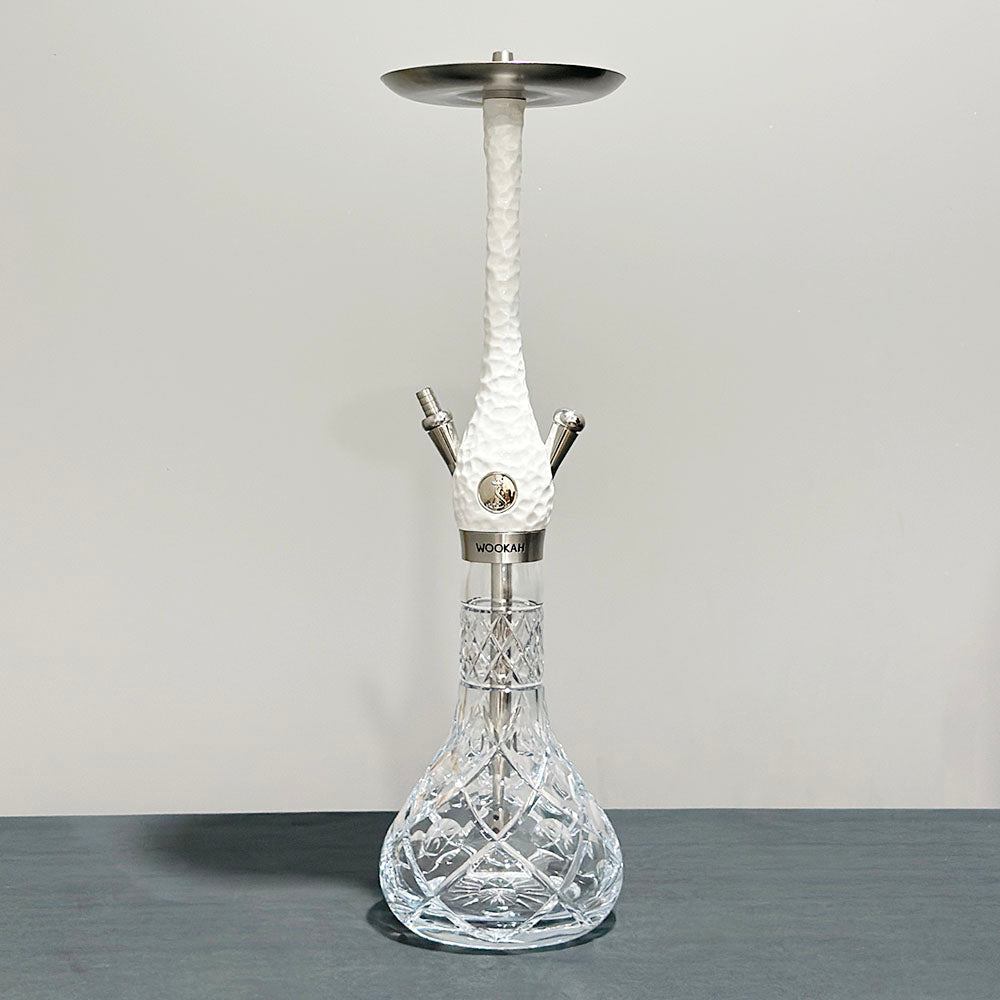 Carved White Wookah---WK