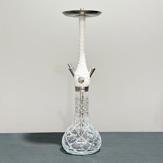 Carved White Wookah---WK