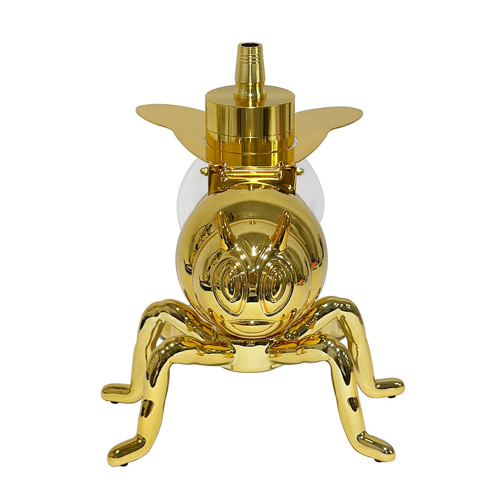 Gold Mini Bee Hookah Set With Led Light