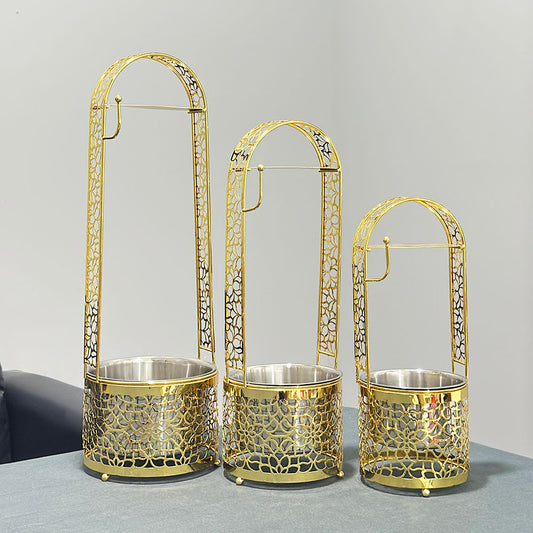 Gold Hookah Charcoal Basket